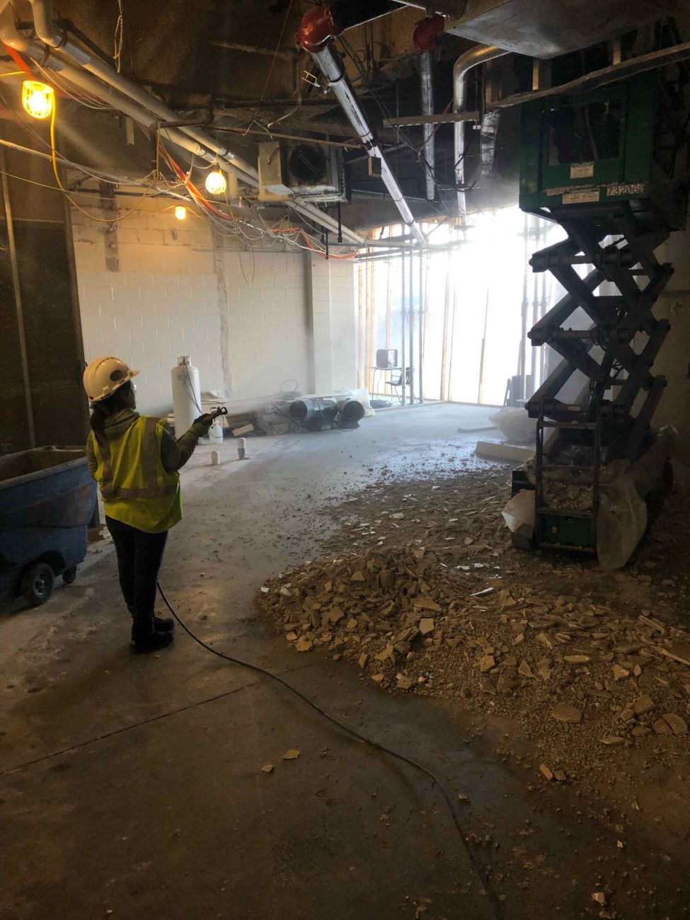 At one of our Memphis concrete cutting jobsites