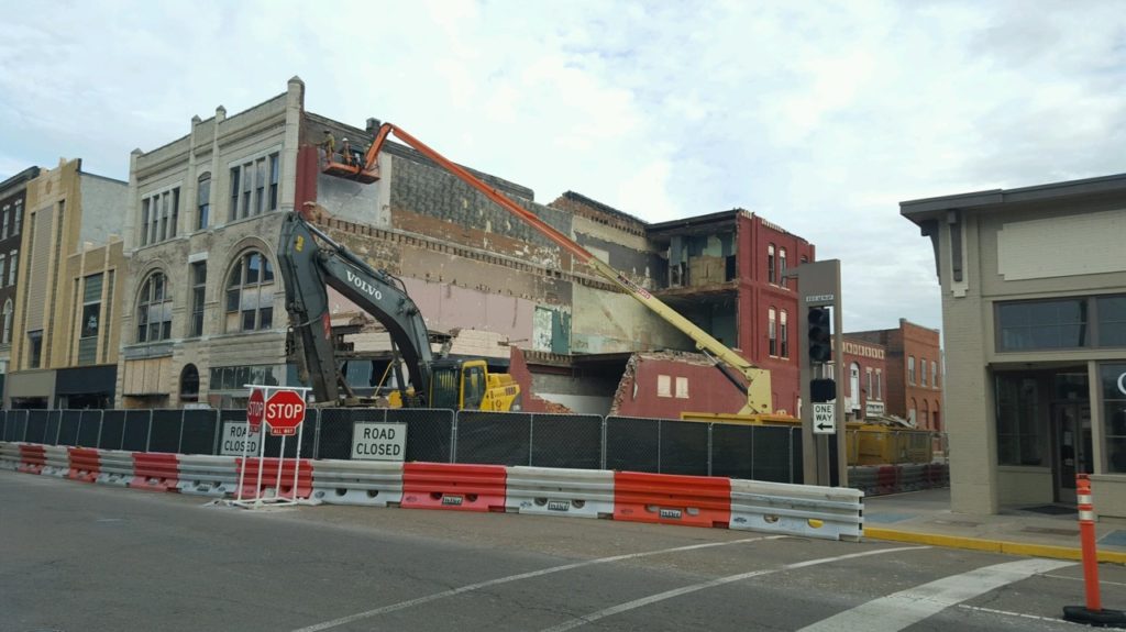 at one of our Nashville demolition company's worksites